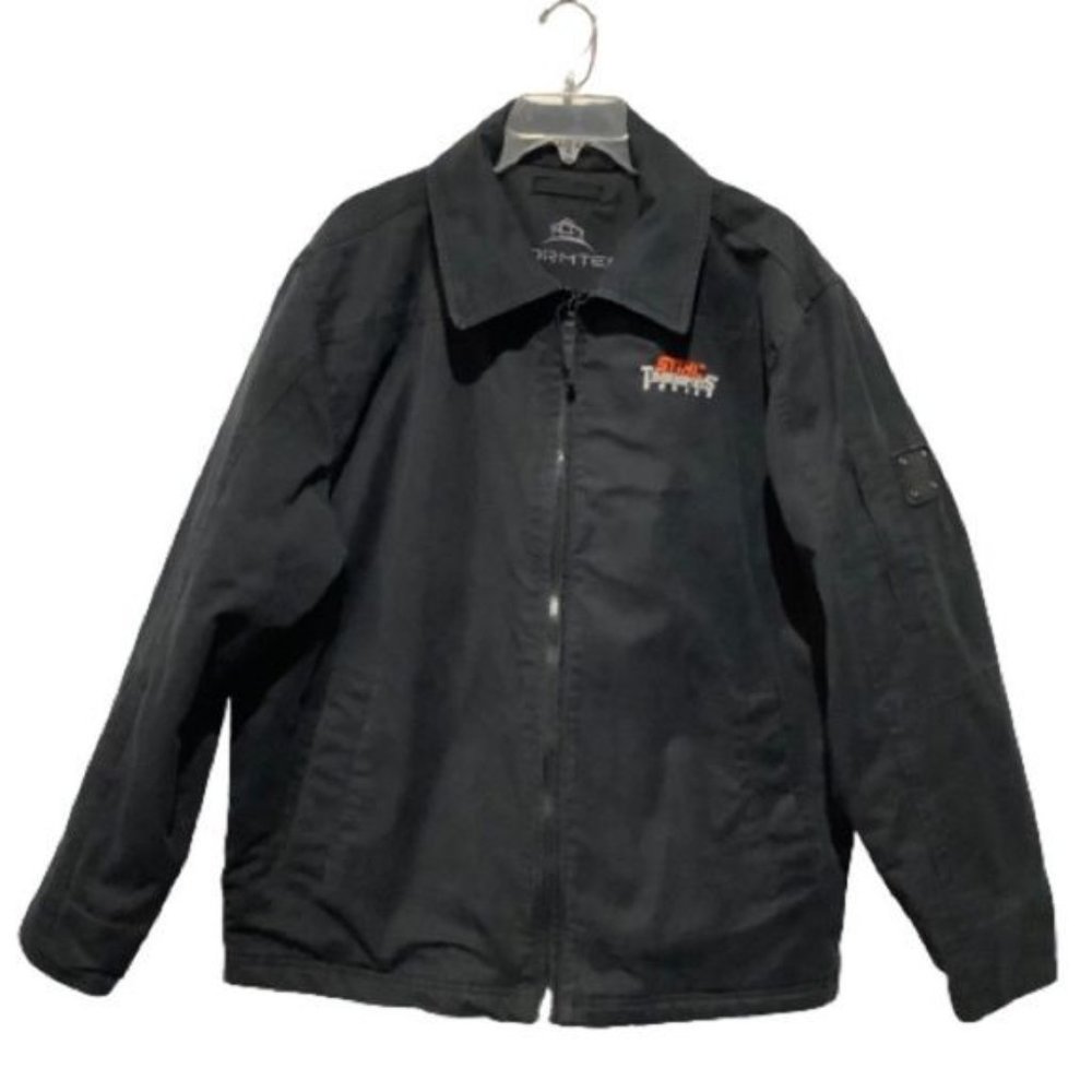 MENS STORMTECH NAVY BLUE ZIP UP JACKET SIZE MEDIUM